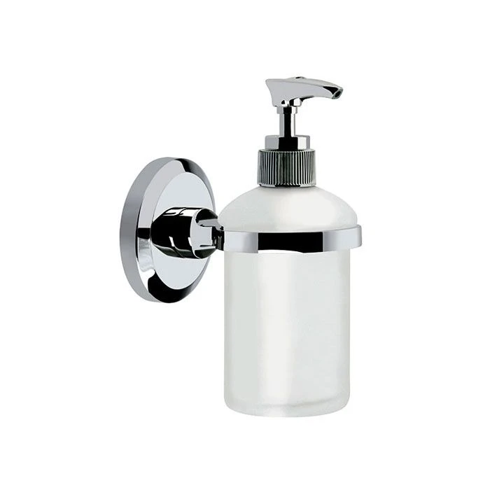 Solo Wall Mounted Frosted Glass Soap Dispenser