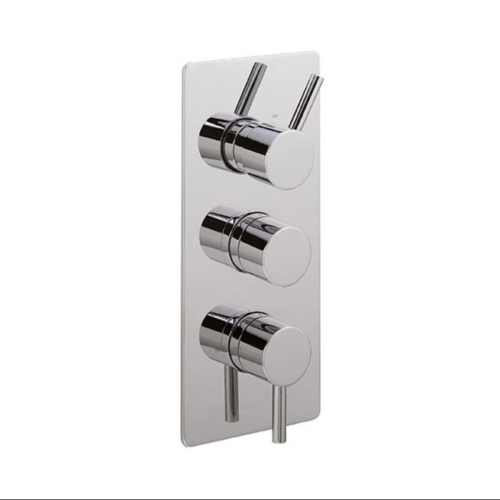 ERGO LEVER 3 WAY THERMOSTATIC SHOWER VALVE CHROME