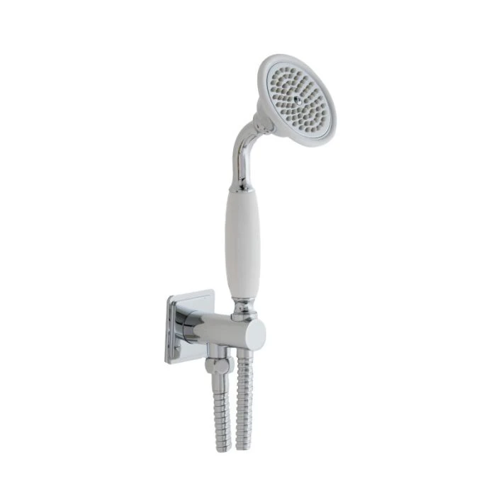 Grosvenor Wall Outlet Handset Shower Kit Chrome