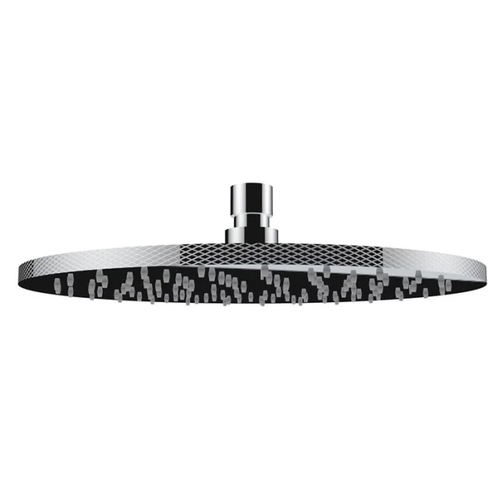 Crosswater Union 250mm Shower Head Brushed Black Chrome Finish UB250B