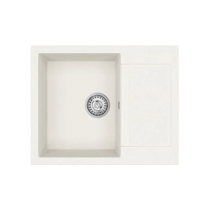Vesta Compact Small Bowl and Smaller Drainer Blizzard