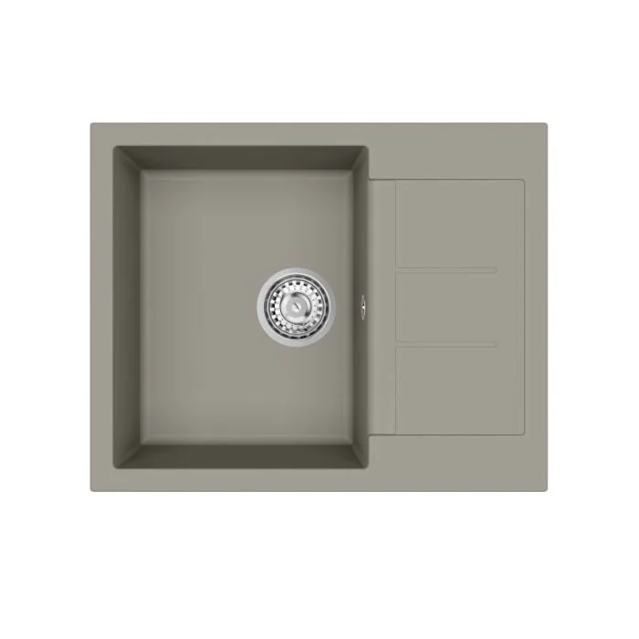 Vesta Compact Small Bowl and Smaller Drainer Fossil