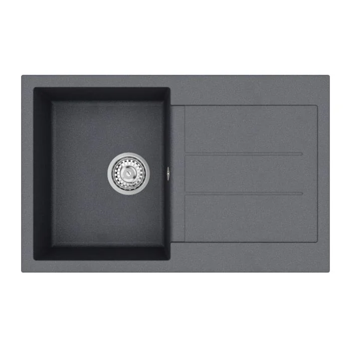 Vesta Compact Small Bowl and Drainer Slate