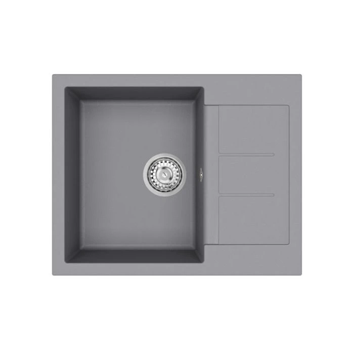 Vesta Compact Small Bowl and Smaller Drainer Steel