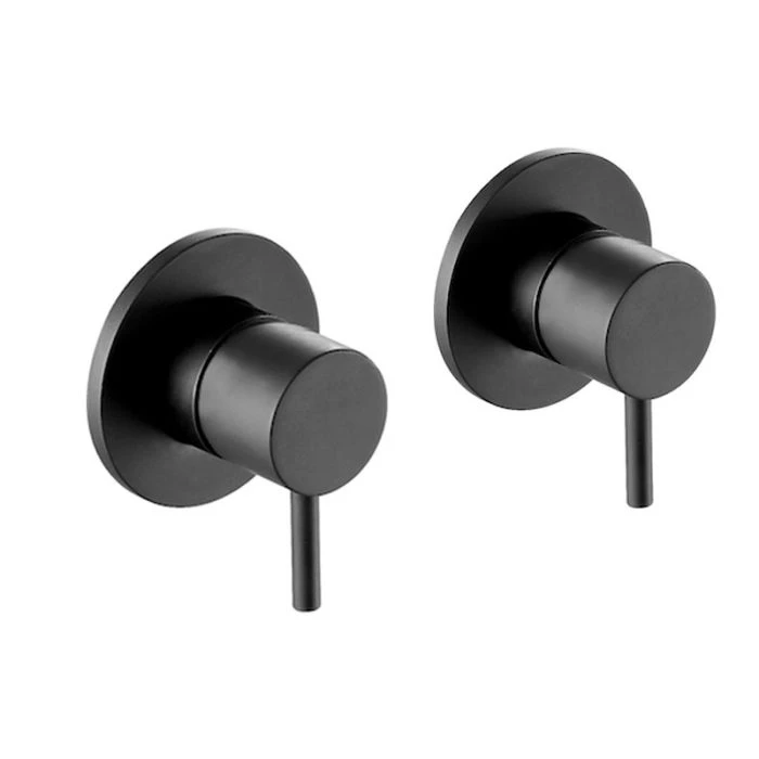 VOS Wall Mounted Valves Matt Black