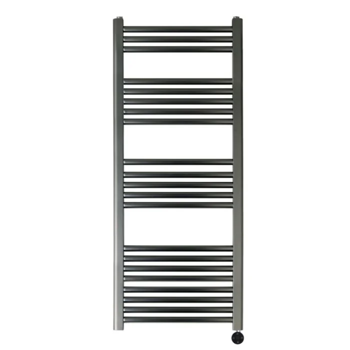 VOS 1200x500 Electric Towel Rail Brushed Black