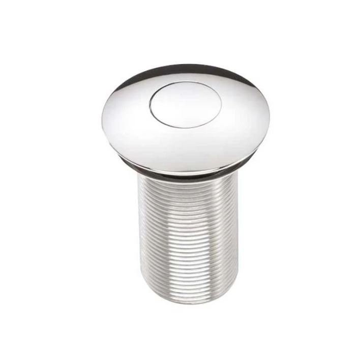 Round Push Button Basin Waste Unslotted