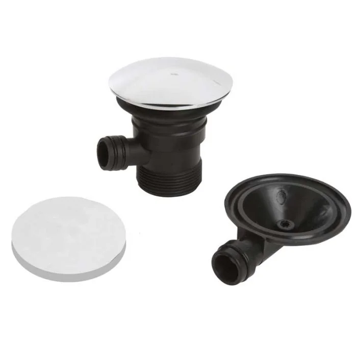 Bristan Round Clicker Bath Waste with Overflow