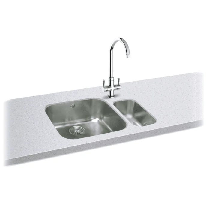 Carron Phoenix Zeta 105U 1 Bowl Sink Stainless Steel