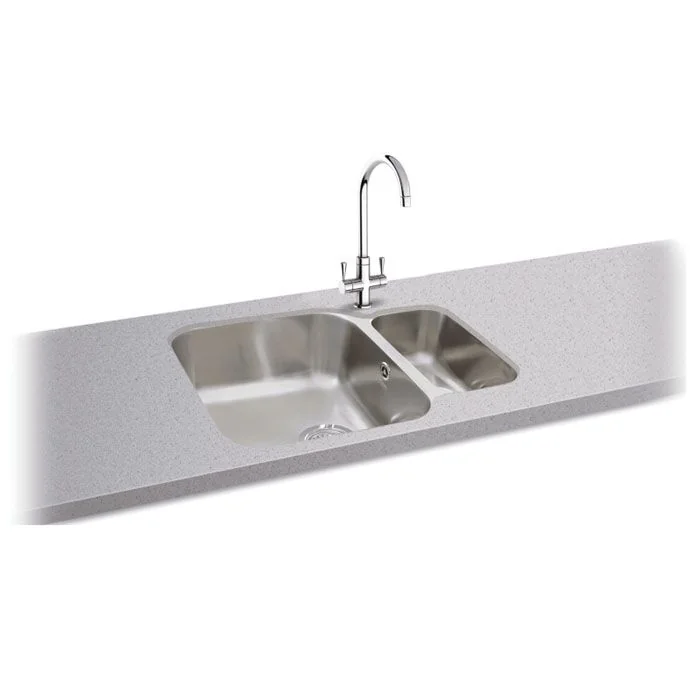 Carron Phoenix Zeta 150U 1.5 Bowl Sink Stainless Steel